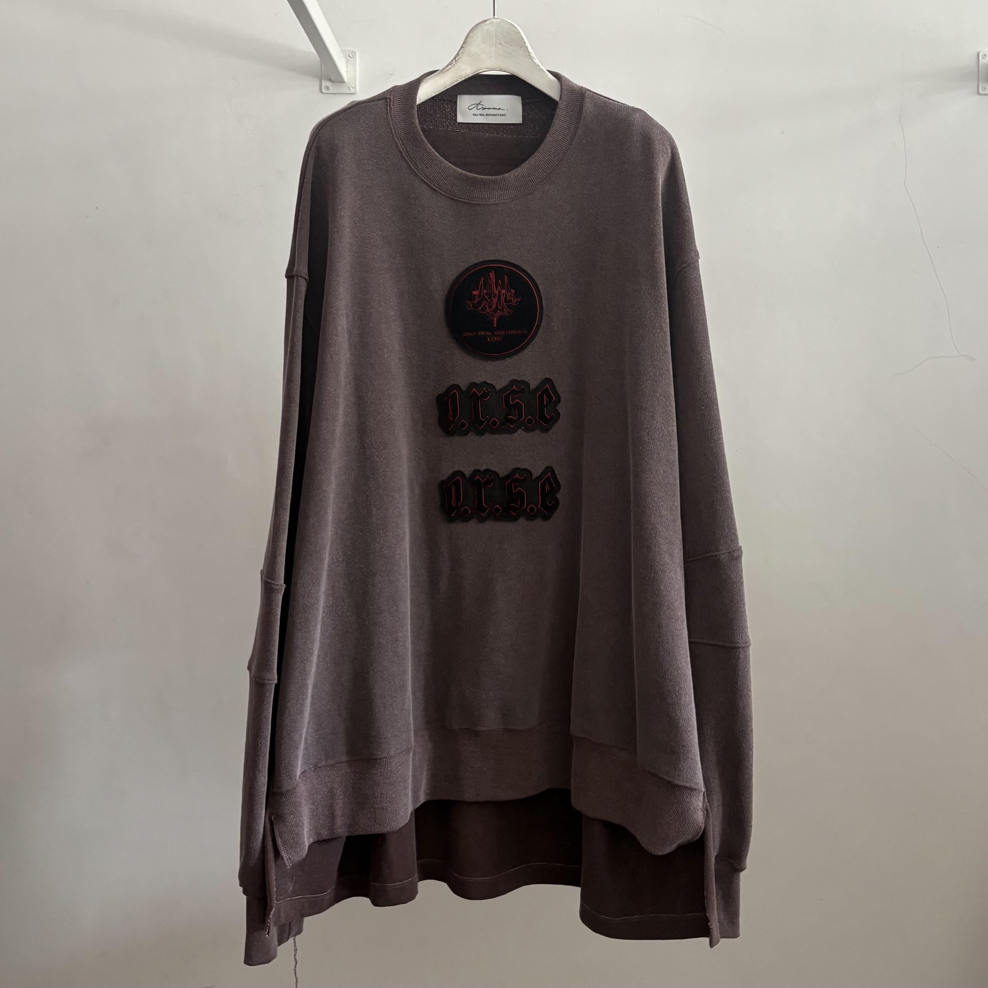 Azuma.】PATCHED DOCKING SWEAT SHIRT - KIDILL ROOM ONLINE SHOP