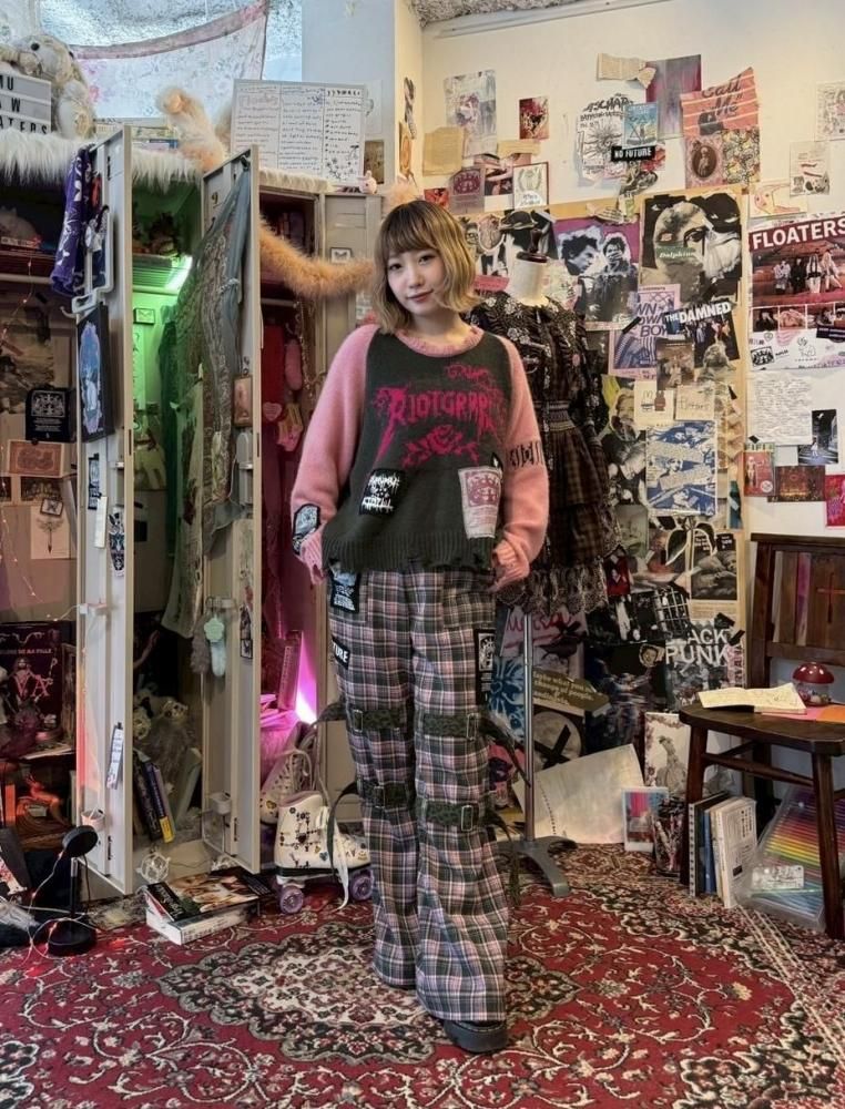 rurumu:×KIDILL】check bondage pants - KIDILL ROOM ONLINE SHOP