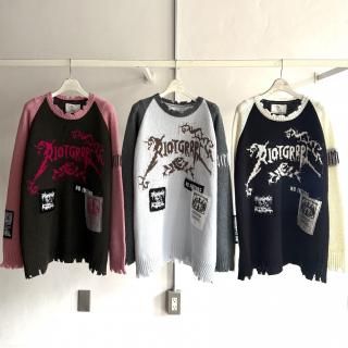 みじんこ 様　kidill ニット KIDILL】SPIDER KNIT PULLOVER WITH RURUMU | AYIN