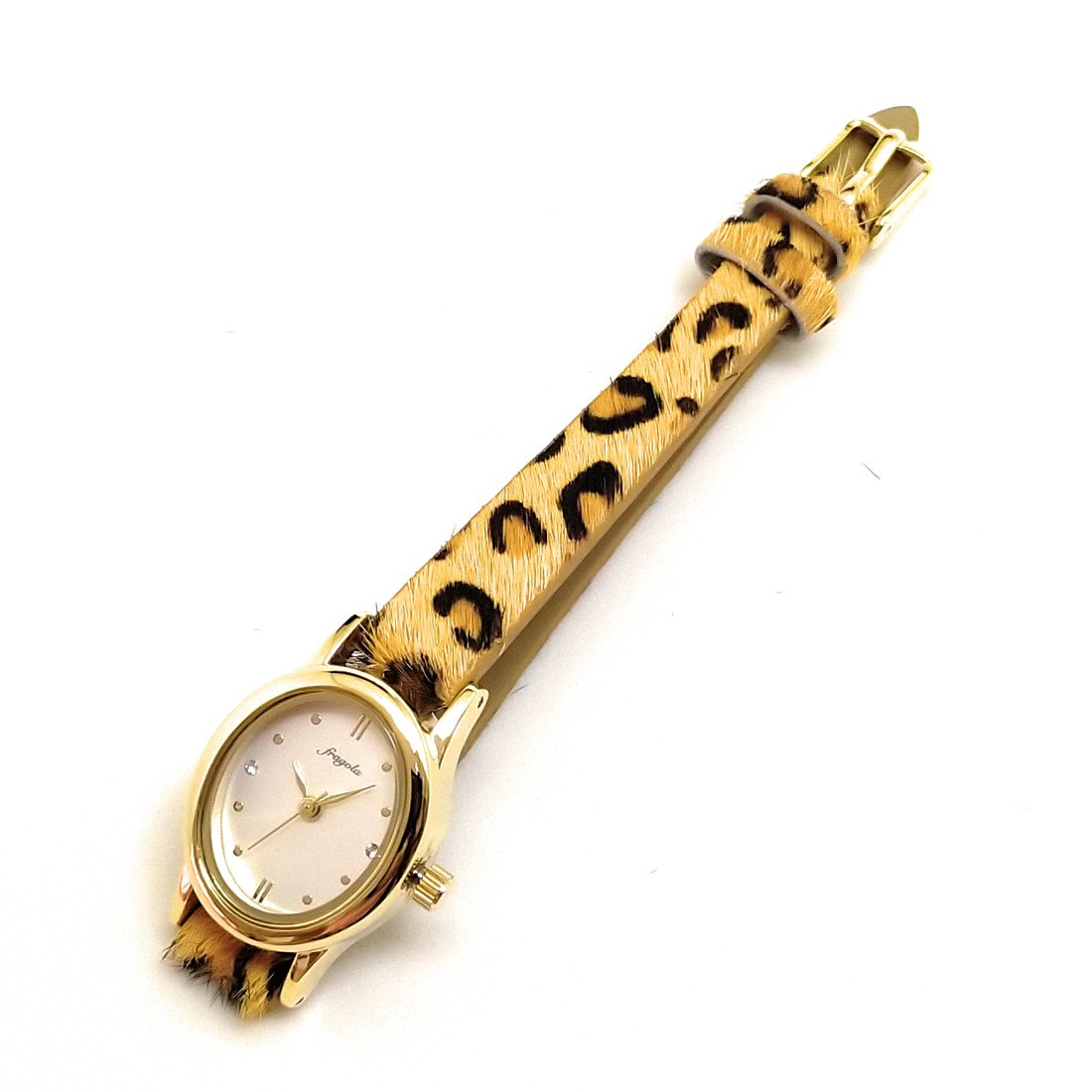 オーパル ハラコベルト 本革 レディース腕時計 レオパード N03922A-LEOPARD - LMLULU 【エルエムルル】 オフィシャルサイト