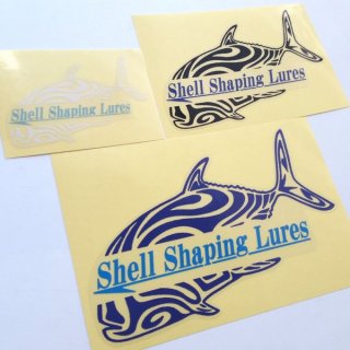 Shell Shaping Lures トレバリーステッカー大　中　小