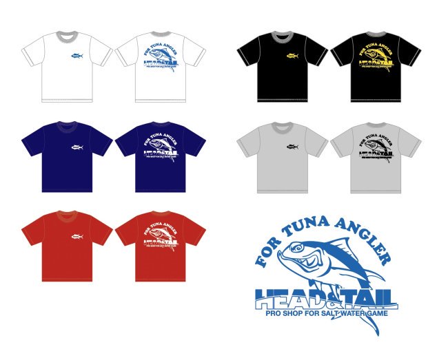 ヘッド&テイル　ツナアングラー半袖Tシャツ　コットン　 - HEAD & TAIL Web Shop