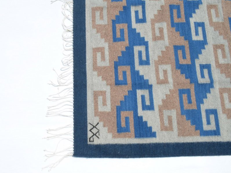 サポテックラグ（タペテ）。メキシカンラグの最高峰。ウール100%草木染めの手織り絨毯