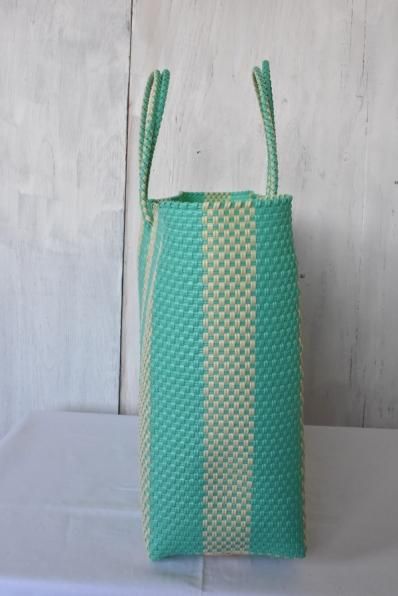 M Mercado Bag (Long handle) Gold/Black/Cream/Turquoise blue