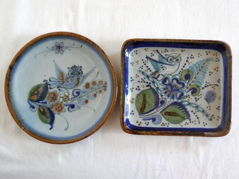 メキシコ トナラ焼き エル・パロマール(El Palomar) 大皿 2枚 Z