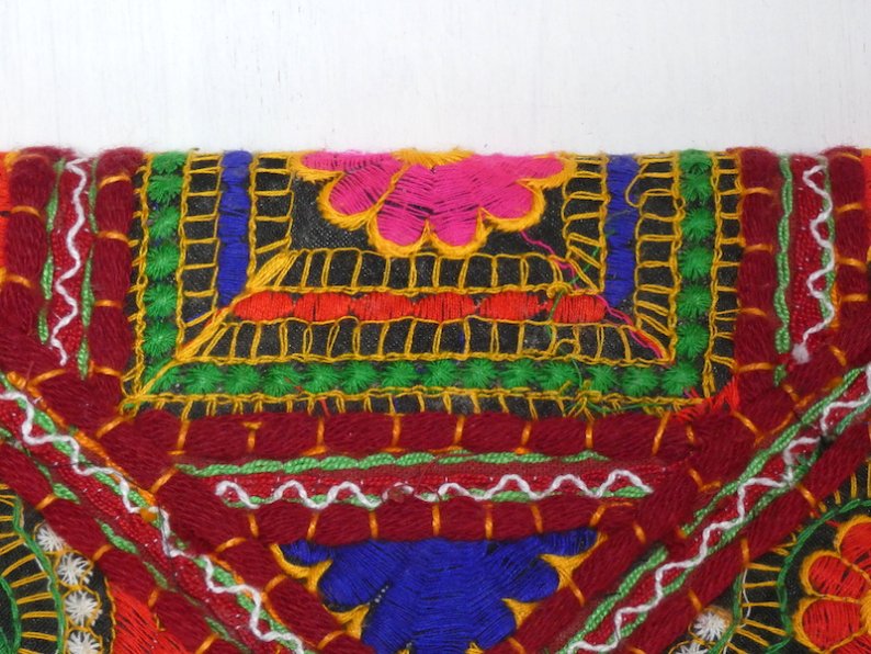 ラバリ族刺繍古布財布