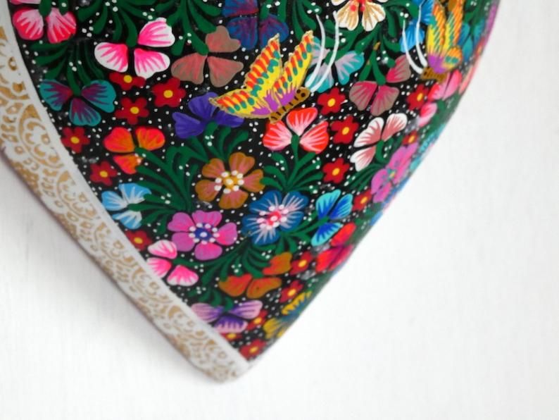 レア！ ジュエリーボックス オアハカウッドカービング マリア