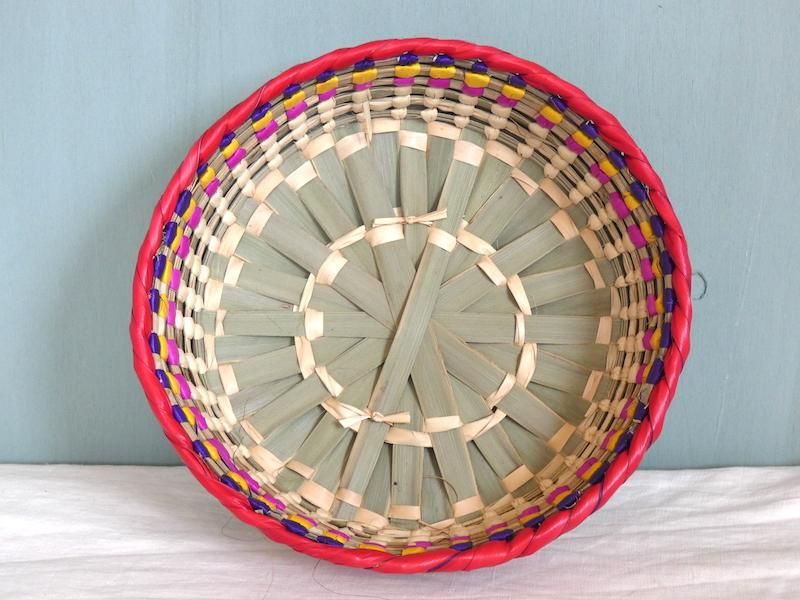 メキシコ オアハカ パームヤシ カゴ 2点セット きら メキシコ オアハカ パームヤシ カゴ 2点セット きら
