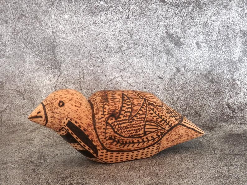 パラグアイ アチェ族の木彫り