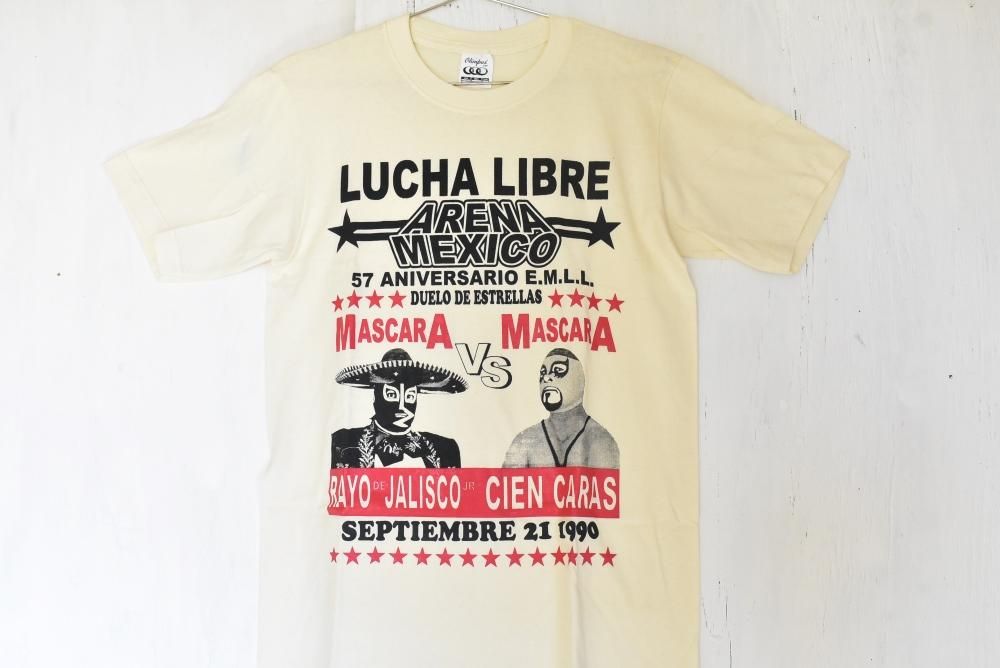 <img class='new_mark_img1' src='https://img.shop-pro.jp/img/new/icons14.gif' style='border:none;display:inline;margin:0px;padding:0px;width:auto;' />֥TġARENA MEXICO57ǯС(M-size/CREAM)