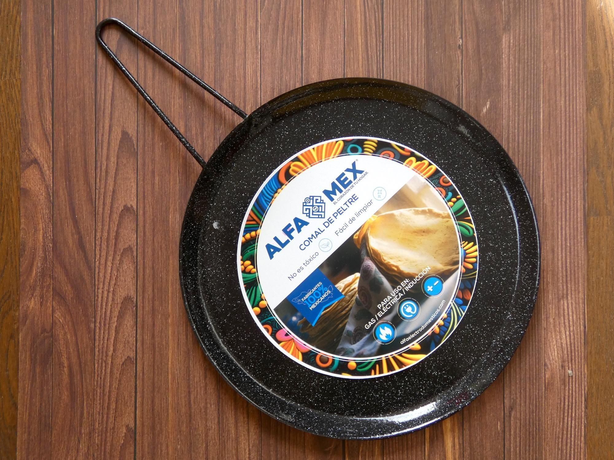 <img class='new_mark_img1' src='https://img.shop-pro.jp/img/new/icons14.gif' style='border:none;display:inline;margin:0px;padding:0px;width:auto;' />ALFA MEX 持ち手付き トルティーヤ用グリドルフライパン/BLACK