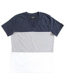 1PIU1UGUALE3 RELAX  <BR>T-SHIRT (NAVY)
