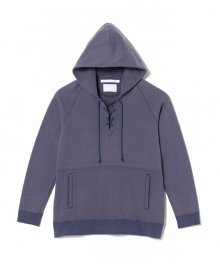 White<BR>Mountaineering<BR>FRONT LACE-UP HOODIE