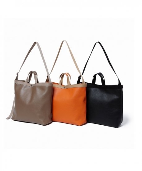 hobo《ホーボー》Shrink Leather Shoulder Tote Bag-M - Cloud9