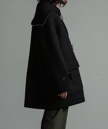 marka《マーカ》Organic Suffolk Melton Short Belted Duffle Coat