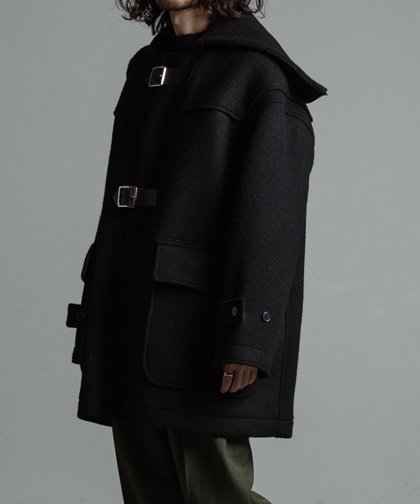 marka《マーカ》Organic Suffolk Melton Short Belted Duffle Coat