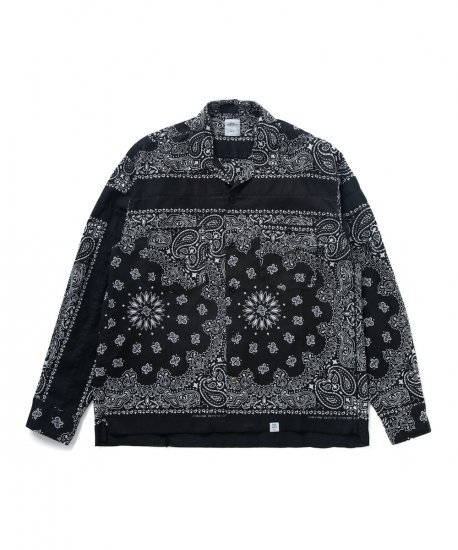 BLUE《ベドウィン》L/S PATCH WORKED BANDANA SHIRT 