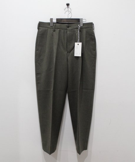 marka《マーカ》2TUCK COCOON FIT TROUSERS - 2/48 WOOL SOFT SERGE