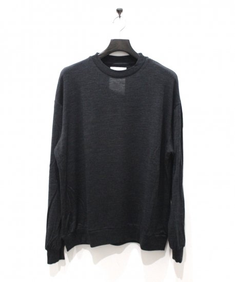 marka《マーカ》CREW NECK WOOL TEE - Super 120's Wool Switzer KNIT