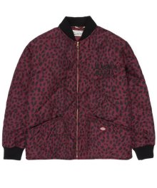 WACKOMARIA<BR>DICKIES / LEOPARD QUILTED JACKET