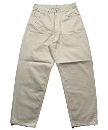 marka <BR>COCOON FIT JEANS AGED - ORGANIC COTTON 12oz DENIM - (OFF WHITE)