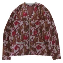 FIRST RUST<BR>BLOOD CAMOUFLAGE / MOHAIR CARDIGAN | BLOOD CAMOUFLAGE