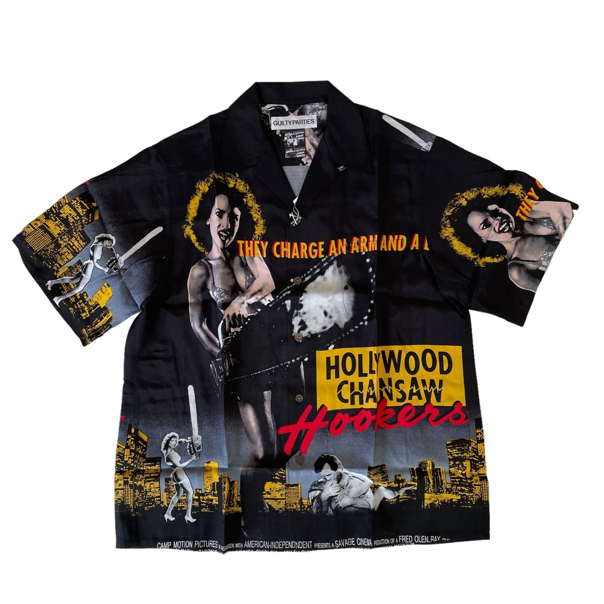 WACKO MARIA《ワコマリア》 HOLLYWOOD CHAINSAW HOOKERS / S/S HAWAIIAN SHIRT ( TYPE-2  ) - Cloud9【クラウドナイン】Official Online Store