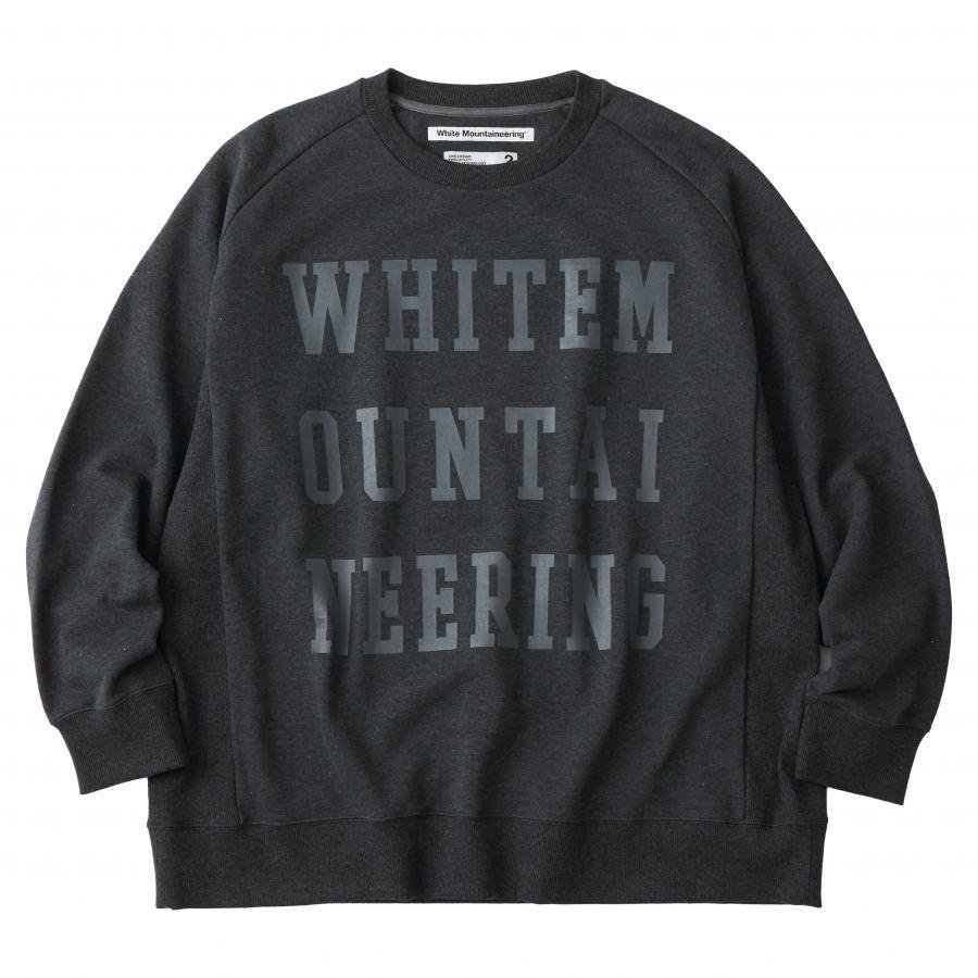 White<BR>Mountaineering<BR>LOGO SWEAT SHIRT (CHARCOAL)