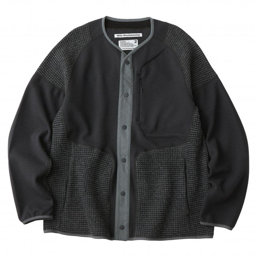 White<BR>Mountaineering<BR>PATCH WORK BLOUSON (CHARCOAL)