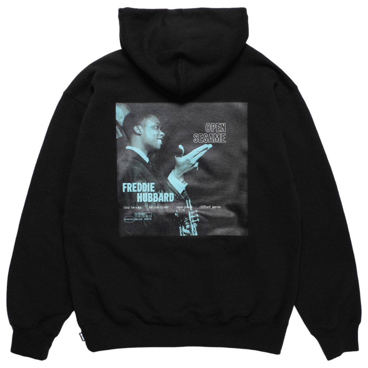 WACKOMARIA<BR>BLUE NOTE / MIDDLE WEIGHT PULLOVER HOODED SWEAT SHIRT ( TYPE-3 ) (BLACK)
