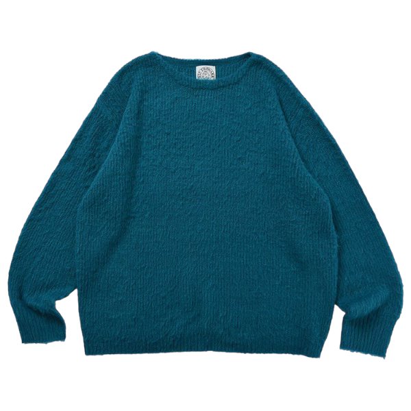 Si <BR>BRUSHED KNIT SWEATER (EMERALD)