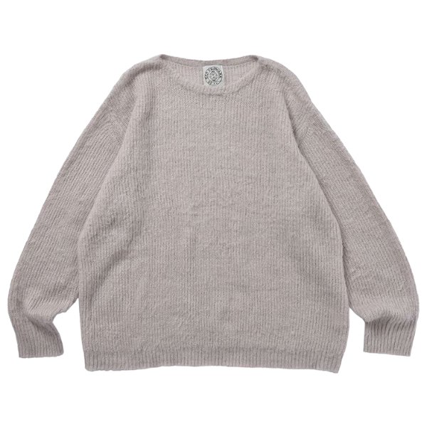 Si <BR>BRUSHED KNIT SWEATER (GREIGE)