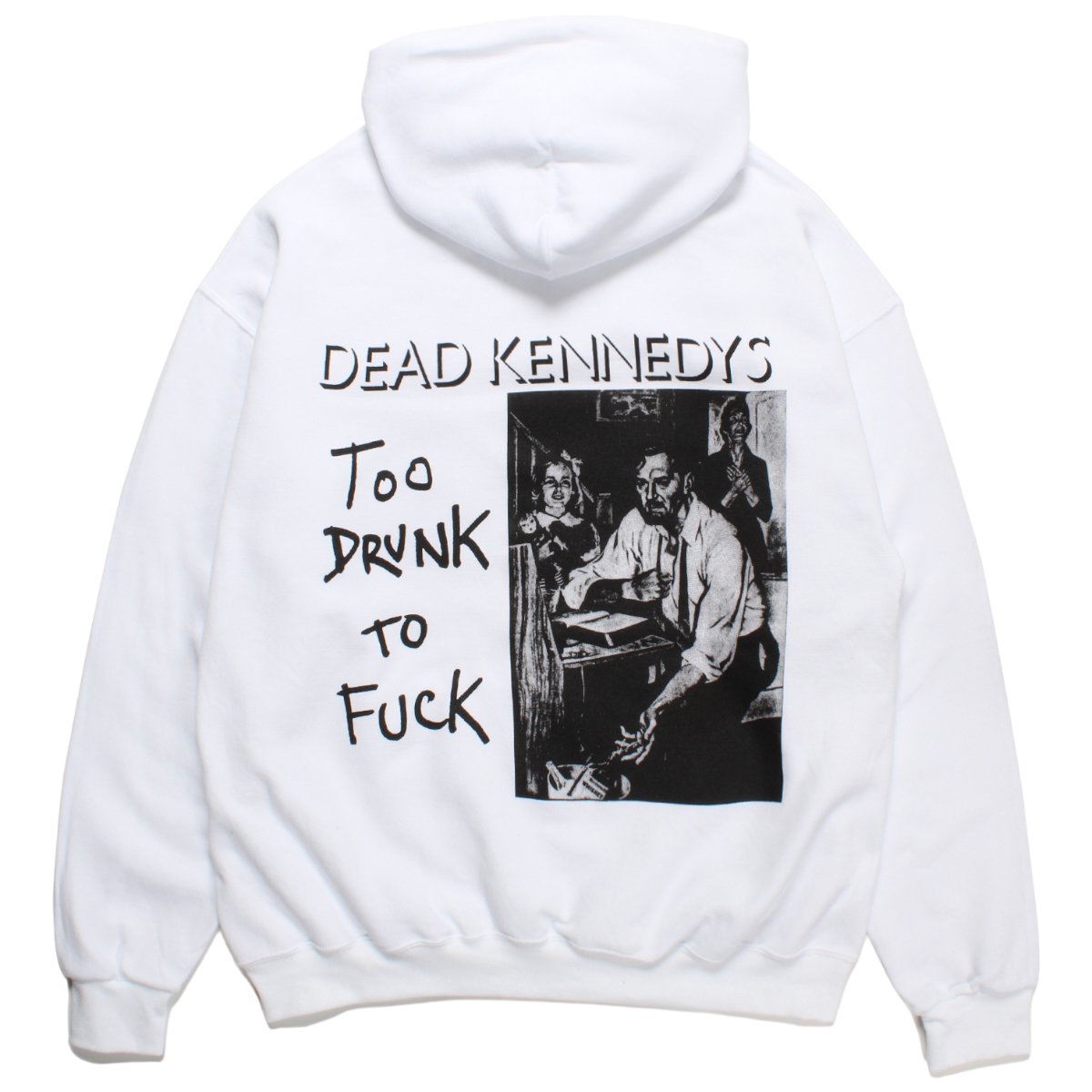 WACKOMARIA<BR>DEAD KENNEDYS / PULLOVER HOODED SWEAT SHIRT (WHITE)