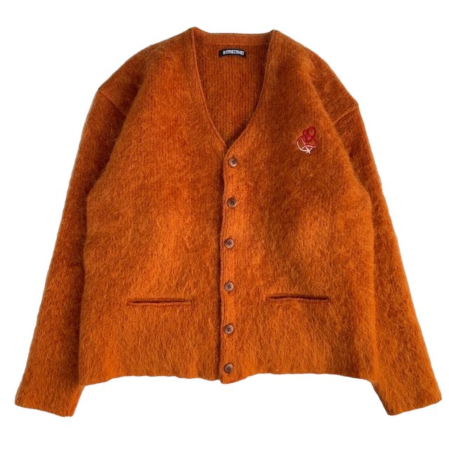 FIRST RUST<BR>MOODAWN / MOHAIR CARDIGAN | Herm&#232;s
