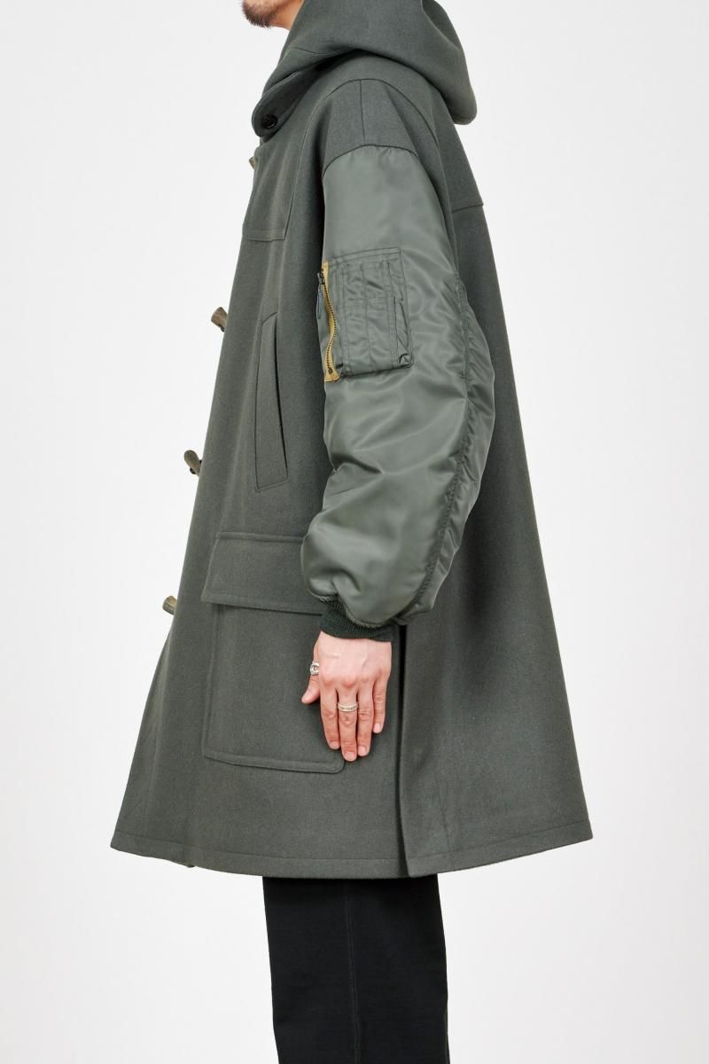 MARKAWARE《マーカ》A23C-17CO01C DUFFLE COAT (BLUE GRAY) - | 正規
