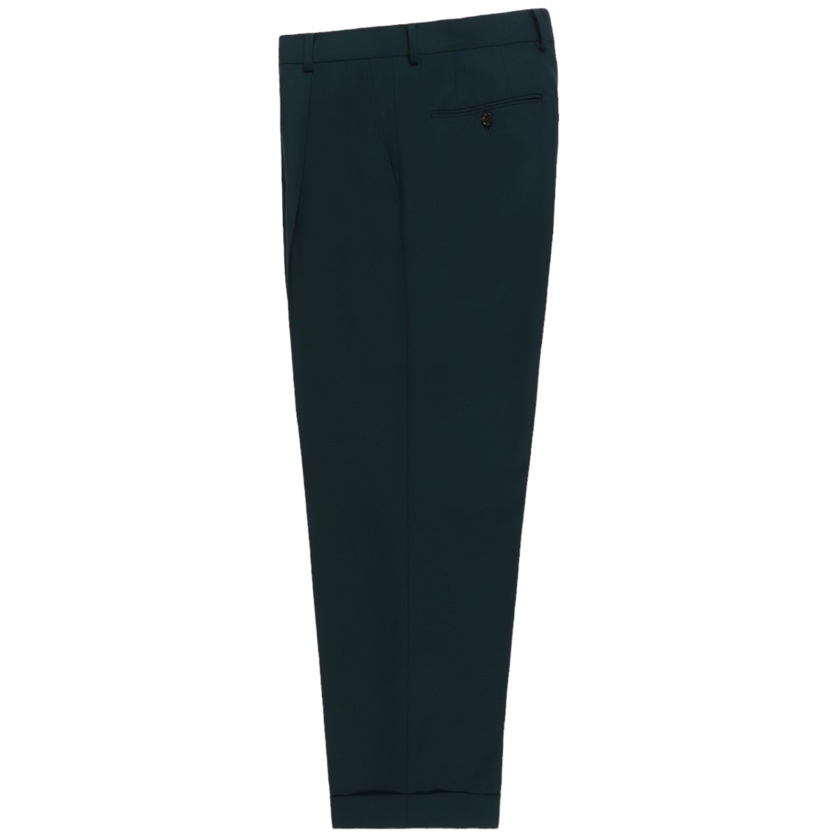 WACKOMARIA<BR> PLEATED TROUSERS ( TYPE-2 ) (D-TURQUISE)