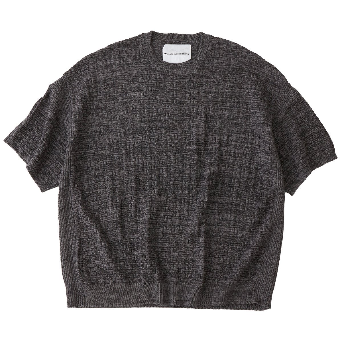 White<BR>Mountaineering<BR> COTTON KNIT T-SHIRT