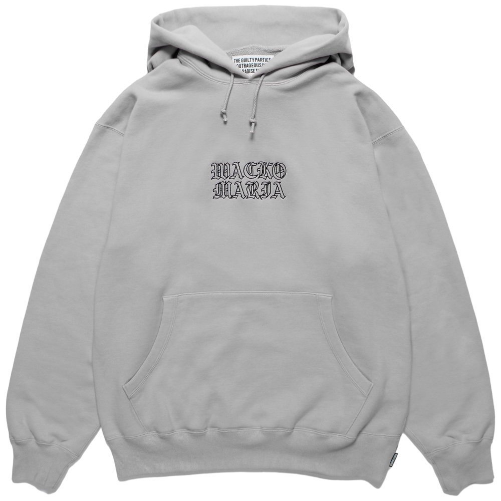 WACKOMARIA<BR>MIDDLE WEIGHT PULLOVER HOODED SWEAT SHIRT ( TYPE-2 ) (GRAY)