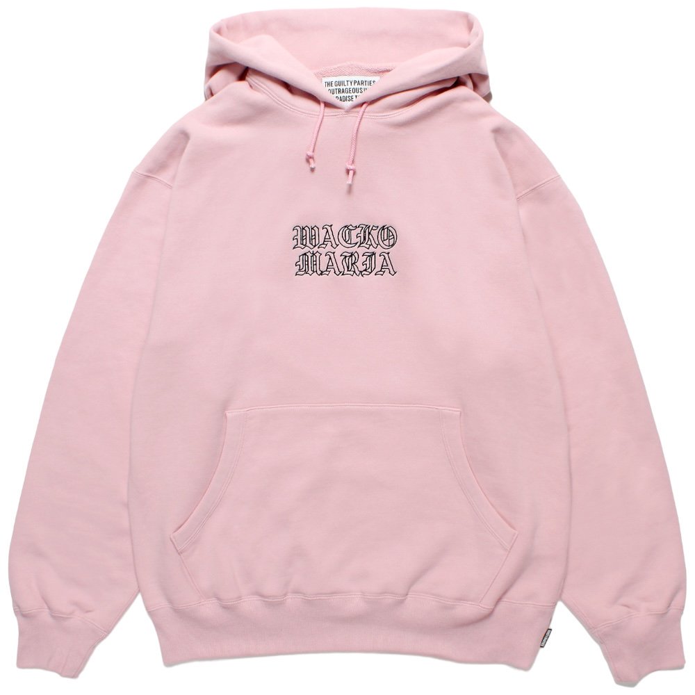 WACKOMARIA<BR>MIDDLE WEIGHT PULLOVER HOODED SWEAT SHIRT ( TYPE-2 ) (PINK)