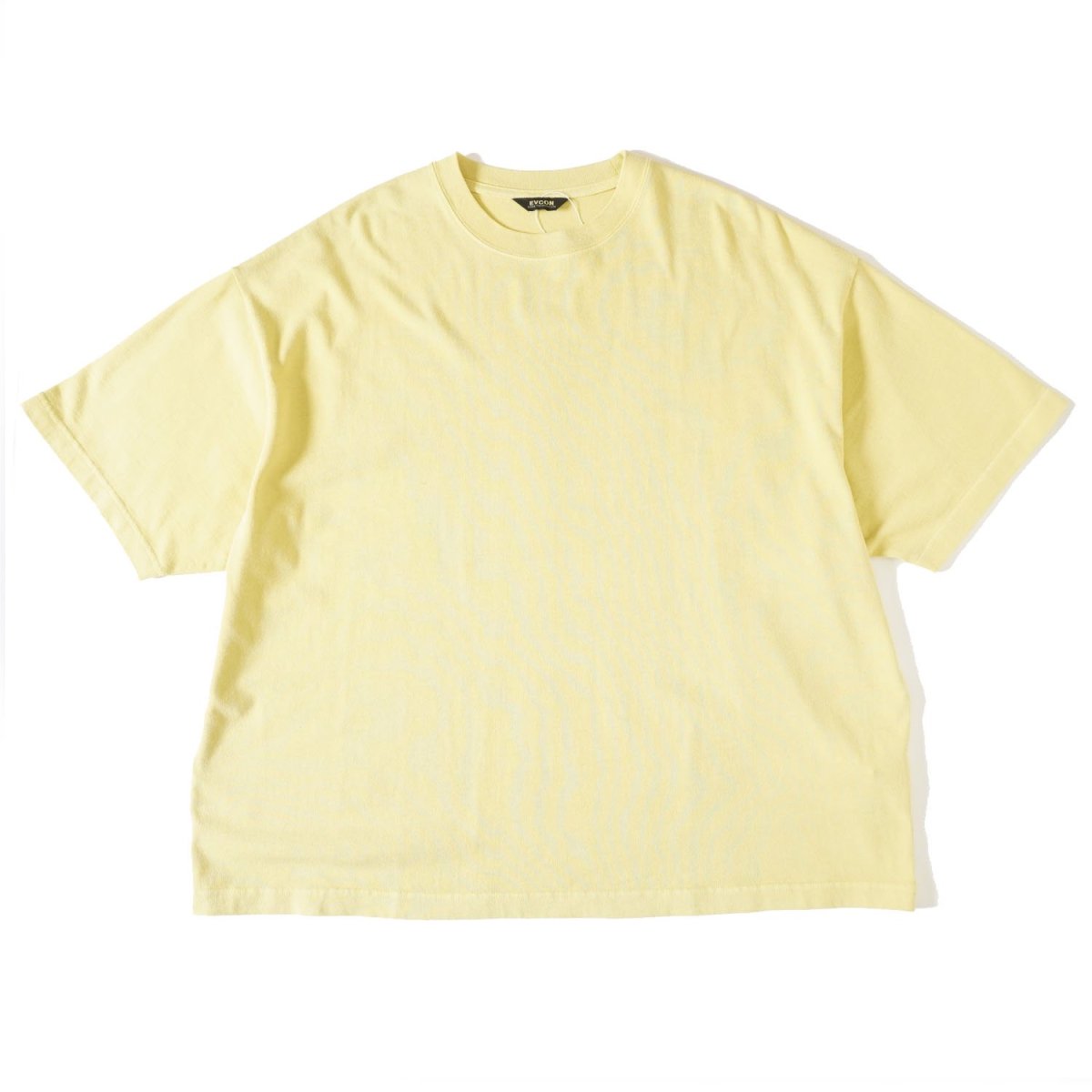 EVCON<BR>PIGMENT WIDE S/S T-SHIRT (YELLOW)
