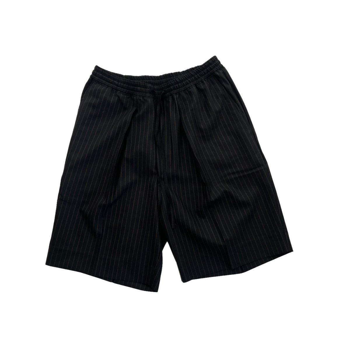 MARKAWARE <BR>CLASSIC FIT EASY SHORTS (BROWN STRIPE)