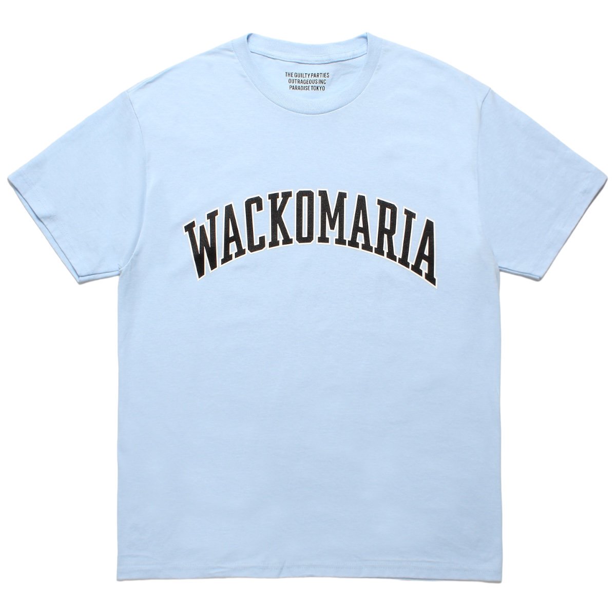 WACKOMARIA<BR>CREW NECK T-SHIRT(TYPE-8) (L-BLUE)