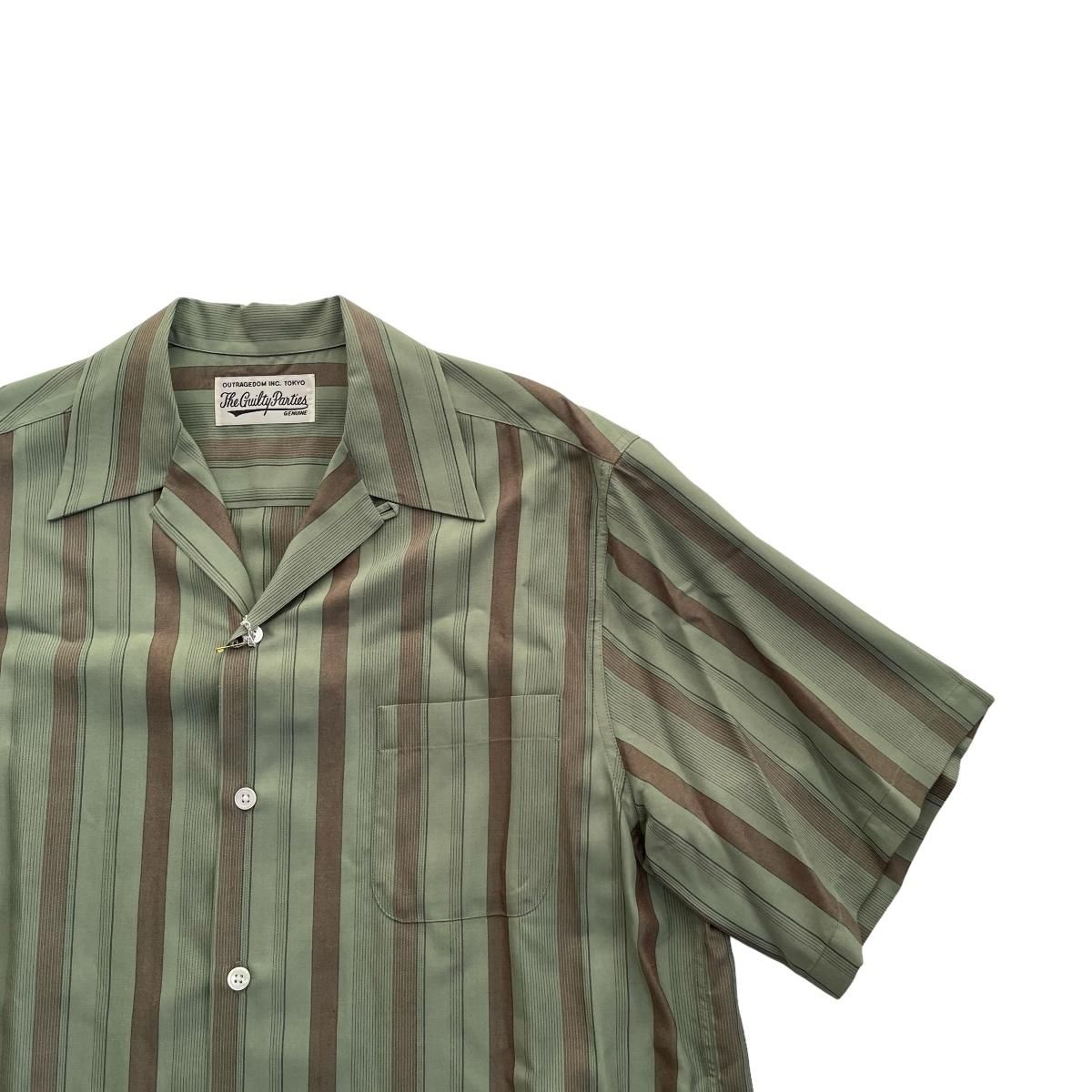 WACKO MARIA《ワコマリア》STRIPED OPEN COLLAR SHIRT (TYPE-2