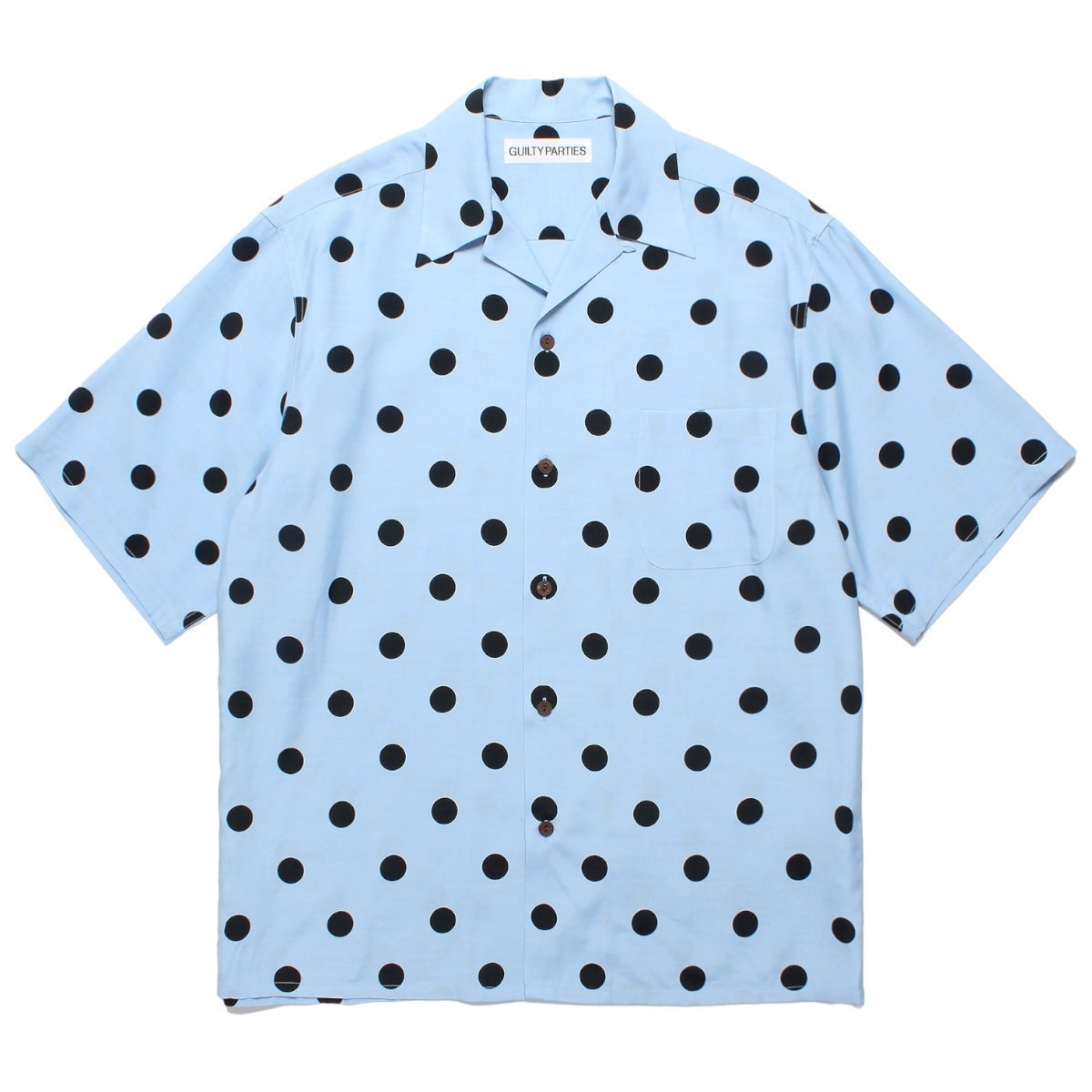 WACKO MARIA《ワコマリア》HAWAIIAN SHIRTS S/S (TYPE-3) (BLUE×BLACK) -  Cloud9【クラウドナイン】Official Online Store