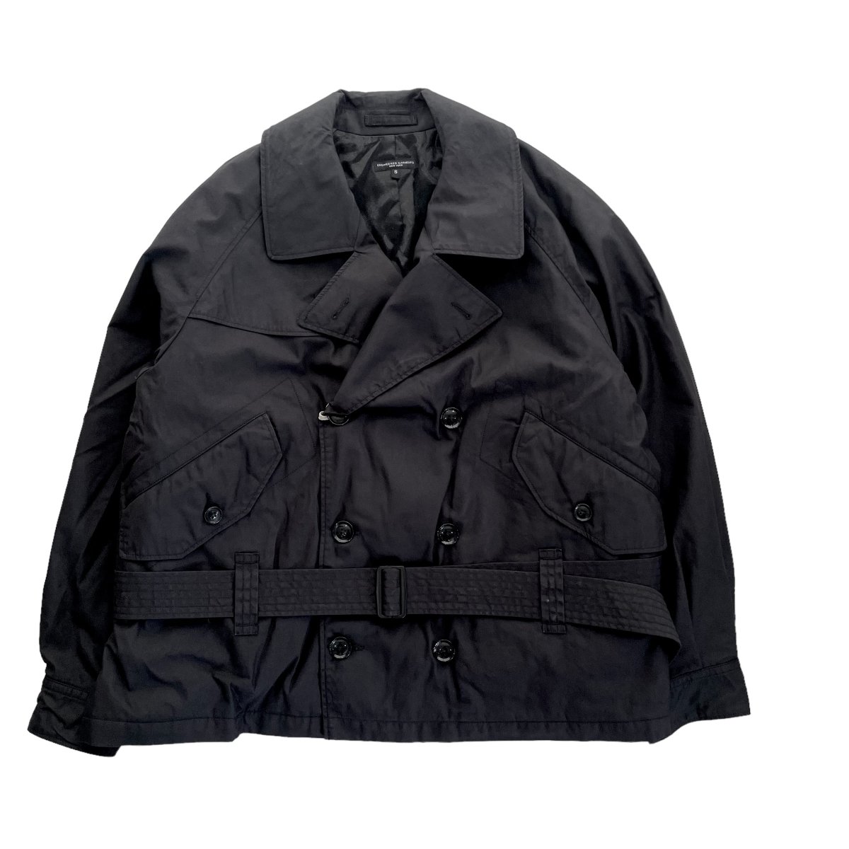 Engineered Garments《エンジニアードガーメンツ》Short Trench Jacket - Black Nyco Twill - |  正規取扱店 | Cloud9 【クラウドナイン】 Online Store