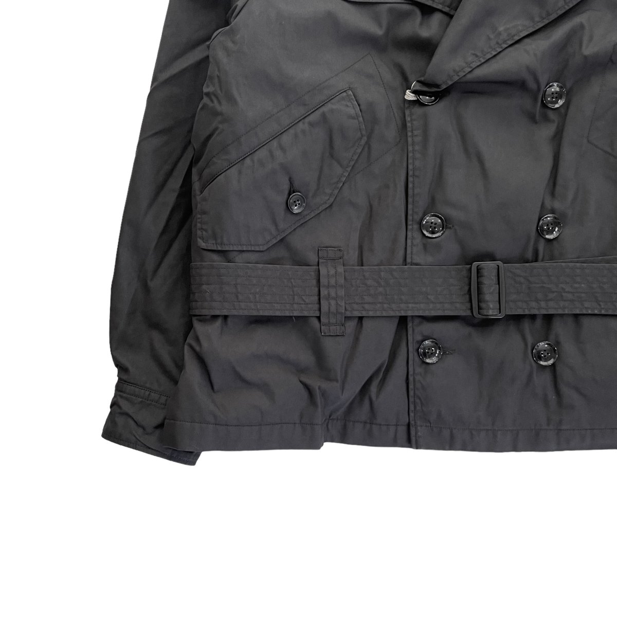 Engineered Garments《エンジニアードガーメンツ》Short Trench Jacket - Black Nyco Twill - |  正規取扱店 | Cloud9 【クラウドナイン】 Online Store