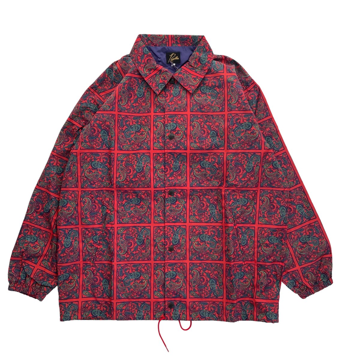 NEEDLES 《ニードルス》Coach Jacket - Poly Taffeta / Printed Red Square - (RED) |  正規取扱店 | Cloud9 【クラウドナイン】 Online Store