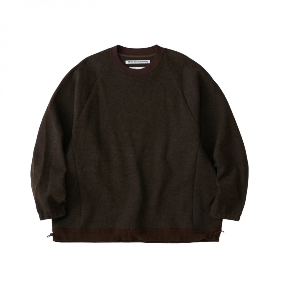 White<BR>Mountaineering<BR>RAGLAN PULLOVER (BROWN)