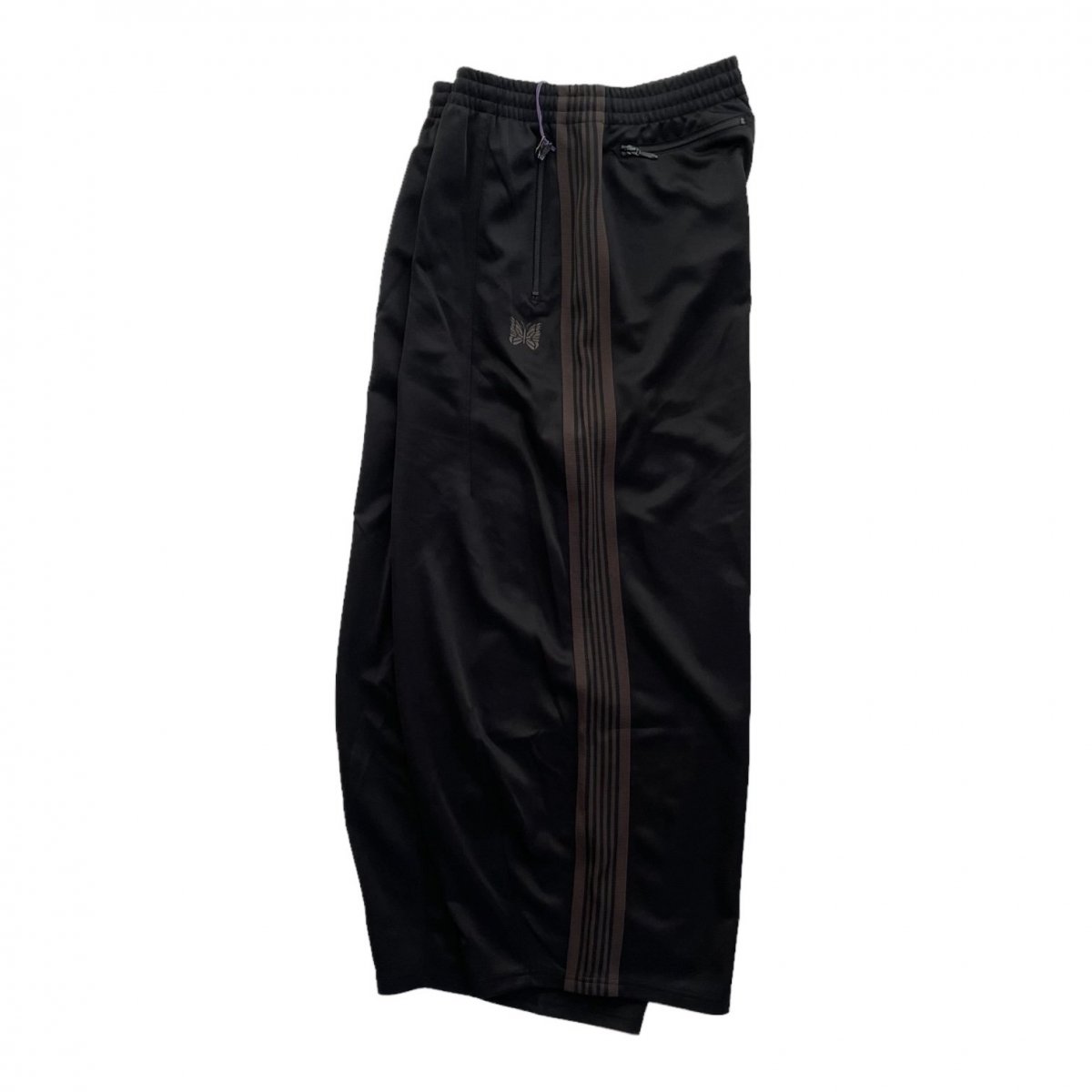 NEEDLES <BR>H.D. Track Pant - Poly Smooth (BLACK)
