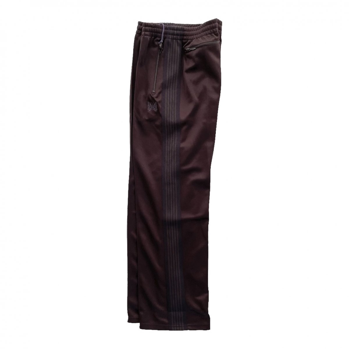 NEEDLES <BR>Track Pant - Poly Smooth (BROWN)
